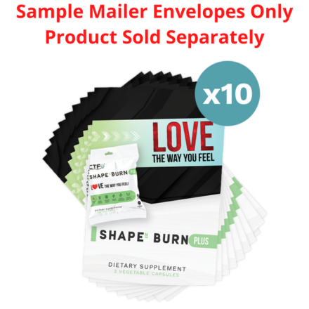 SHAPE<u><sup>N</sup></u>BURN PLUS Sample Mailers - 10ct